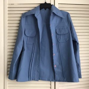 Vintage baby blue blazer
